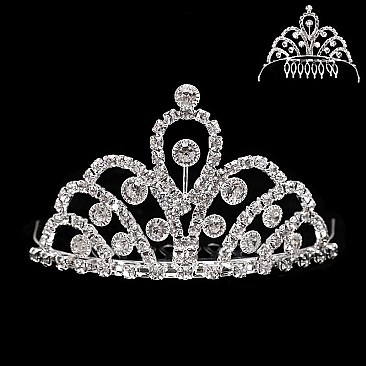 STYLISH MINI RHINESTONE HAIR SIDE COMB SLHCY8753