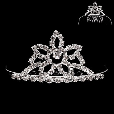 STYLISH RHINESTONE MINI TIARA COMB SLHCY8754