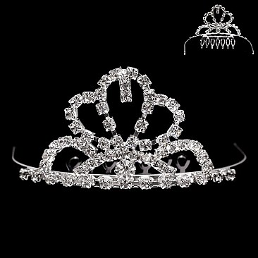 STYLISH RHINESTONE MINI TIARA COMB SLHCY8757