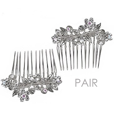 Exquisite Style Flower Vine Casting Hair Comb SLHCY8783