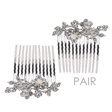 Elegant Style Bridal Rhinestone Pave Hair Comb SLHCY8784