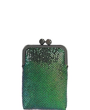 Stylish Framed Brass Mesh Coin Cellphone Case/Wallet  with Shoulder Chain JYHD-3368