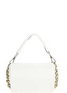 Rhinestone Saddle Baguette with Shoulder Chain JYHD-3369