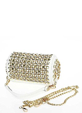 Rhinestone Saddle Baguette with Shoulder Chain JYHD-3369