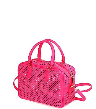 CHIC LASER CUT HOLLOW DESIGNER CROSSBODY SHOULDER BAG JYHD-3418