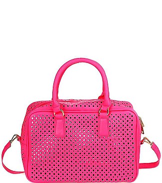 CHIC LASER CUT HOLLOW DESIGNER CROSSBODY SHOULDER BAG JYHD-3418
