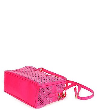 CHIC LASER CUT HOLLOW DESIGNER CROSSBODY SHOULDER BAG JYHD-3418