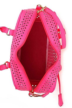 CHIC LASER CUT HOLLOW DESIGNER CROSSBODY SHOULDER BAG JYHD-3418