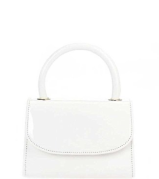 Chic Glossy Top Handle Patent Crossbody Bag with Sling Strap JY-HD-3424