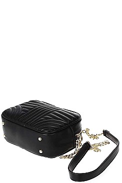 STITCH CROSSBODY BAG