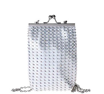 STLYISH FRAMED RHINESTONE CROSSBODY BAG