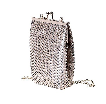 STLYISH FRAMED RHINESTONE CROSSBODY BAG