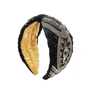 STYLISH MULTI BEADED ART HEAD BAND