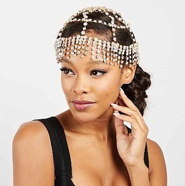 FASHIONABLE RHINESTONE HEAD JEWELRY