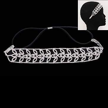 Stretch Elastic Rhinestone Lace Headband SLHDM1704