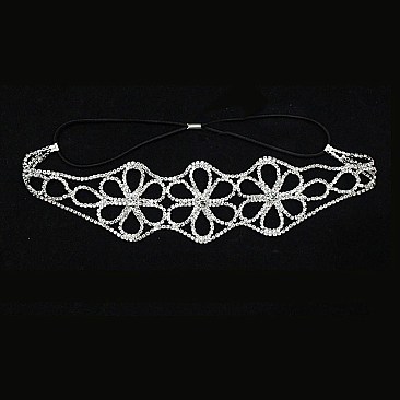 ELEGANT RHINESTONE STRETCH HEADBAND SLHDM675