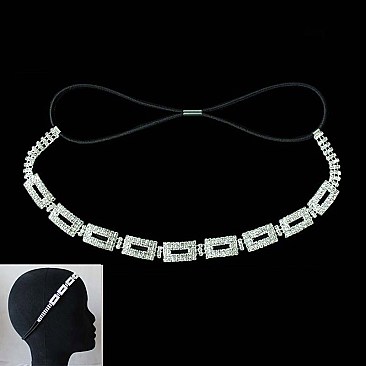 Stretch Elastic Decorative Rhinestone Headband SLHDM909