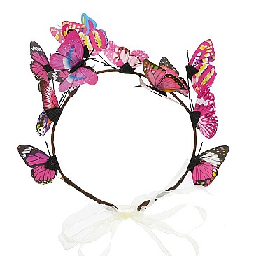 RAVE BUTTERFLY DERBY HAIR BAND