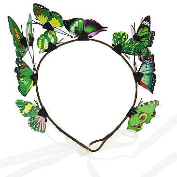 RAVE BUTTERFLY DERBY HAIR BAND