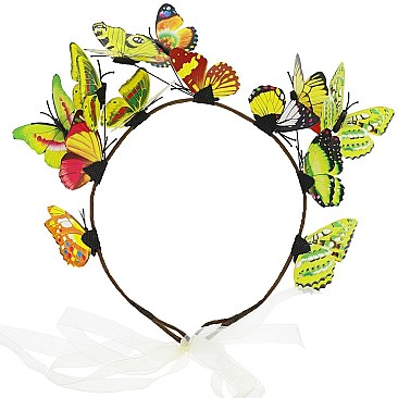 RAVE BUTTERFLY DERBY HAIR BAND