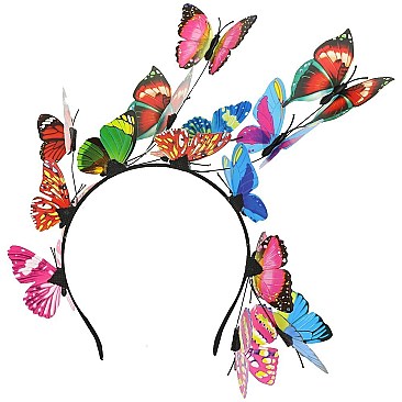 RAVE BUTTERFLY DERBY HAIR BAND