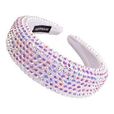 RHINESTONE RUNWAY HIGH HEADBAND