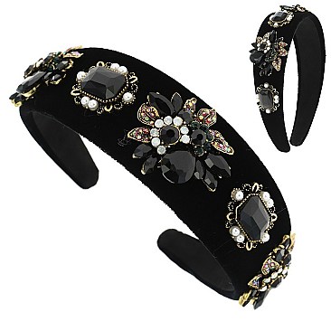 ELEGANT JEWEL HIGH FASHION HEADBAND