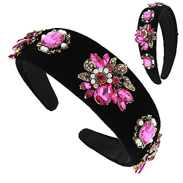 ELEGANT JEWEL HIGH FASHION HEADBAND