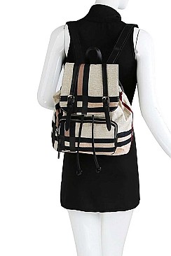 COLOR BLOCK BACKPACK