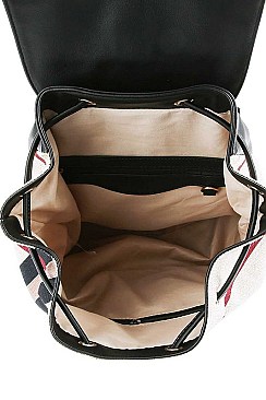 COLOR BLOCK BACKPACK