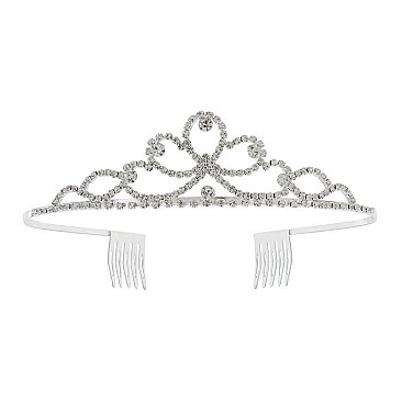 ELEGANT RHINESTONE TIARA SLHHTS6892