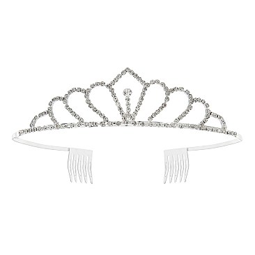 ELEGANT RHINESTONE TIARA SLHHTS6895