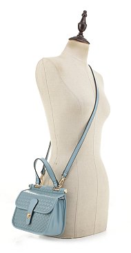 Quality Weave Flap Crossbody