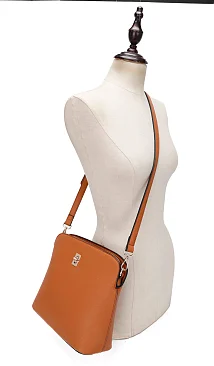 Turn Lock Large-Size Boutique Quality Crossbody Bag