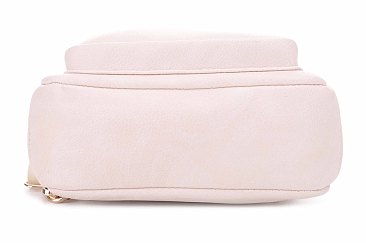 Front & Side Zippered Pocket Sling Bag