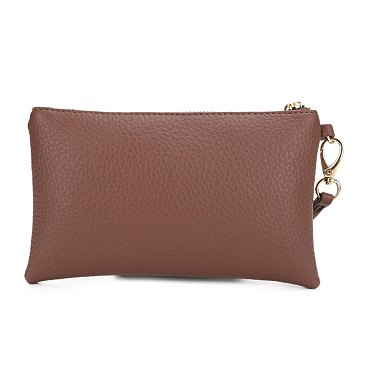 2-IN-1 Braided Handle Strap Hobo with Pouch