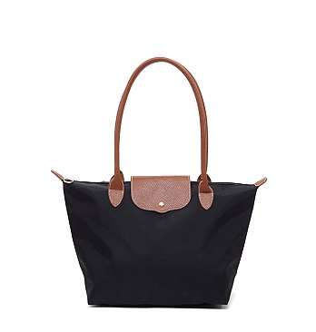 Nylon Flap Tote Bag