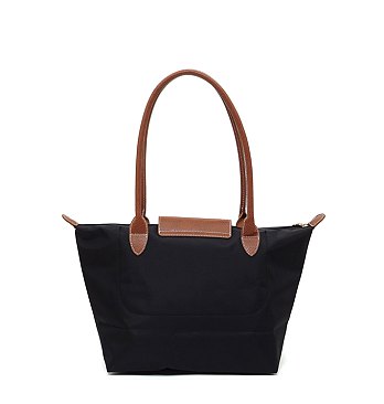 Nylon Flap Tote Bag