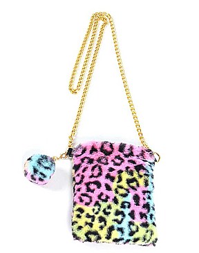 MULTI SOFT LEOPARD COLOR CELLPHONE BAG