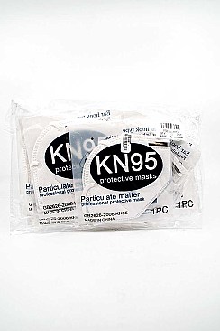 10 PCS. KN95 PROTECTIVE FACE MASKS