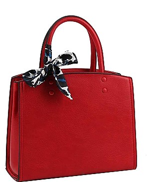 SCARF SATCHEL WITH LONG STRAP