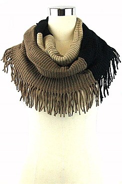 Pack of (12 pieces) Multi Tone Infinity Scarves FM-HNSF1032