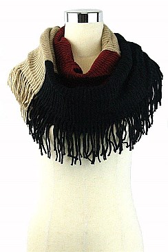 Pack of (12 pieces) Multi Tone Infinity Scarves FM-HNSF1032