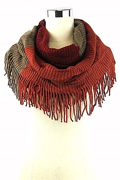 Pack of (12 pieces) Multi Tone Infinity Scarves FM-HNSF1032