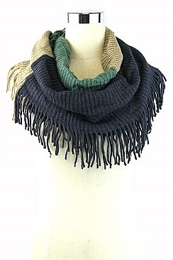 Pack of (12 pieces) Multi Tone Infinity Scarves FM-HNSF1032