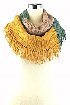 Pack of (12 pieces) Multi Tone Infinity Scarves FM-HNSF1032