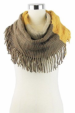 Pack of (12 pieces) Multi Tone Infinity Scarves FM-HNSF1032