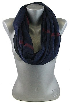 Pack of 12 pieces Plaid Print Infinity Scarves FM-HNSF1085