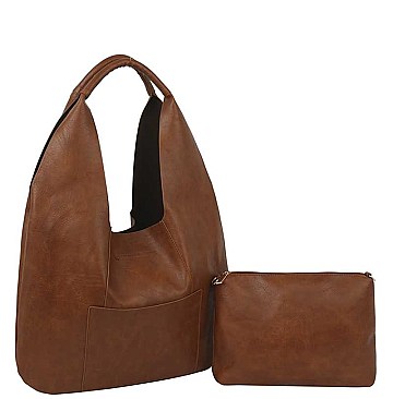 2 in 1 Tall Hobo-Shoulder Bag