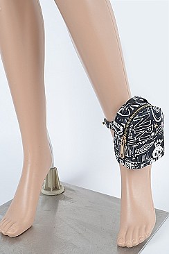 Graffiti Wrist And Ankle Mini Bag